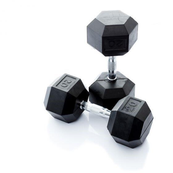 Muscle Power Hexa Dumbbell - Per Stuk - 20 kg