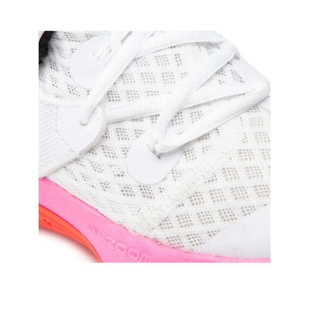 Nike Zoom Hyperspeed Court Wit/Roze/Rood 6/7