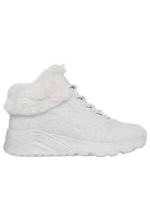 Chaussures pour Fille Skechers Uno lite Beige.