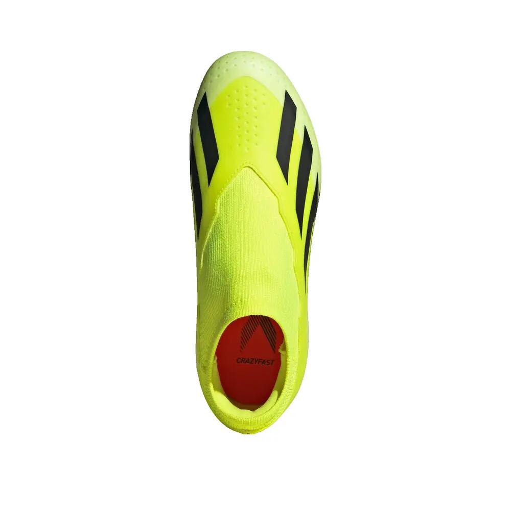 Chaussures de football adidas X Crazyfast League Laceless Jaune 3/5