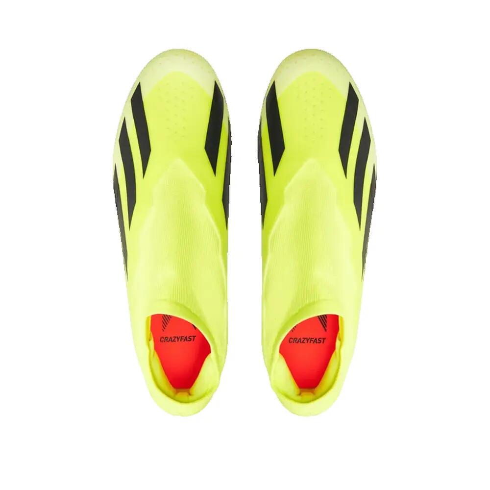 Chaussures de football adidas X Crazyfast League Laceless Jaune 3/5