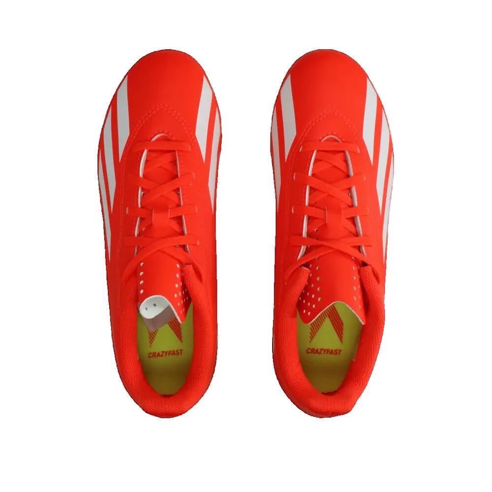 Chaussures de football adidas Crazyfast Club FG Rouge/Blanc 2/3