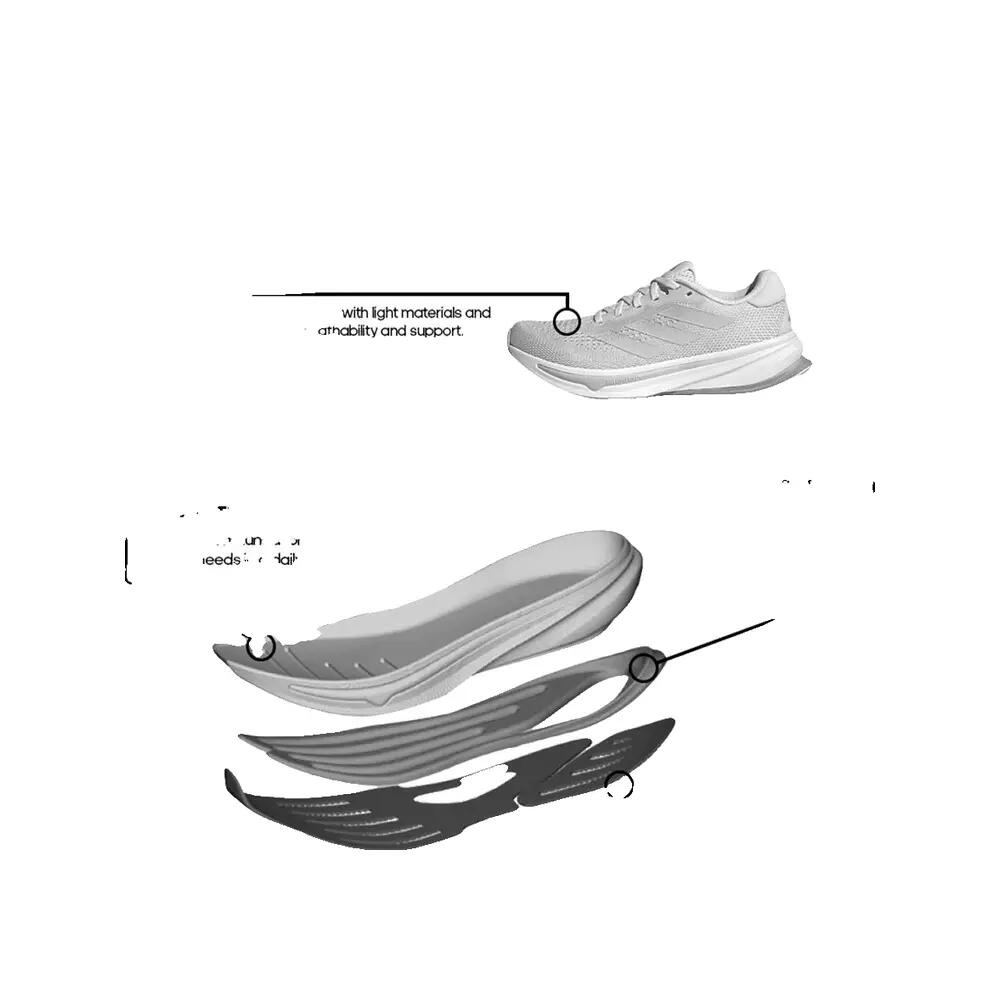 Scarpe da corsa Adidas Supernova Rise Viola 6/8