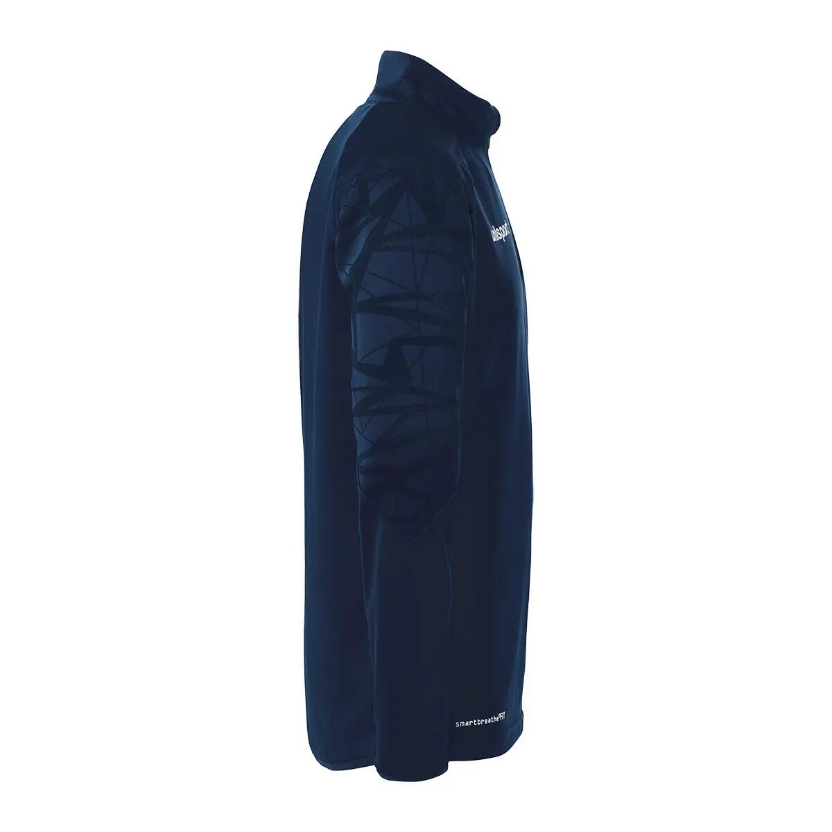 Dziecięcy dżersej z długim rękawem z zamkiem 1/4 Uhlsport Goal 25 4/5