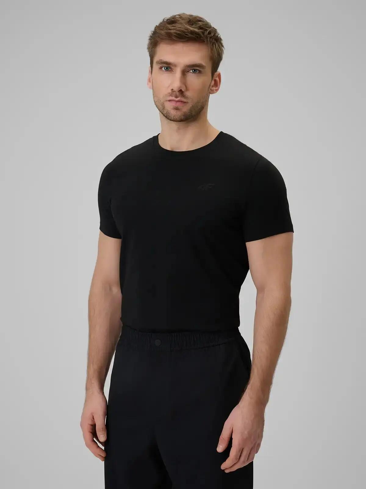 T-shirt męski bawełniany 4F 4FWMM00TTSHM3340 6/8