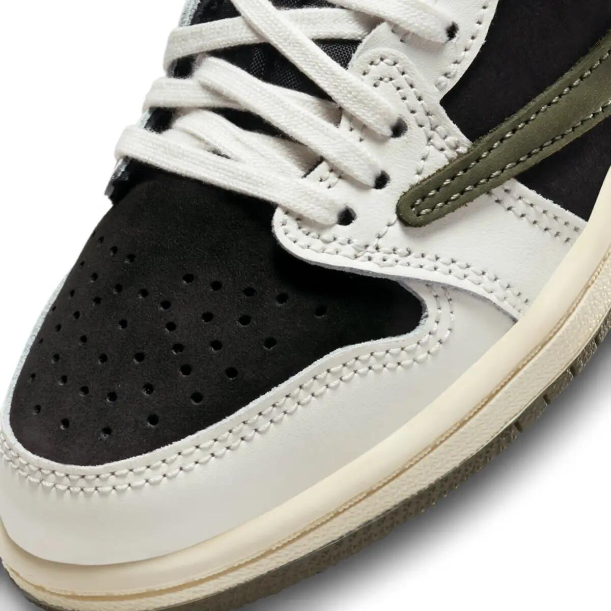 Zapatillas  1 Retro Low OG SP Travis Scott Olive Enfants et Bébés 6/6