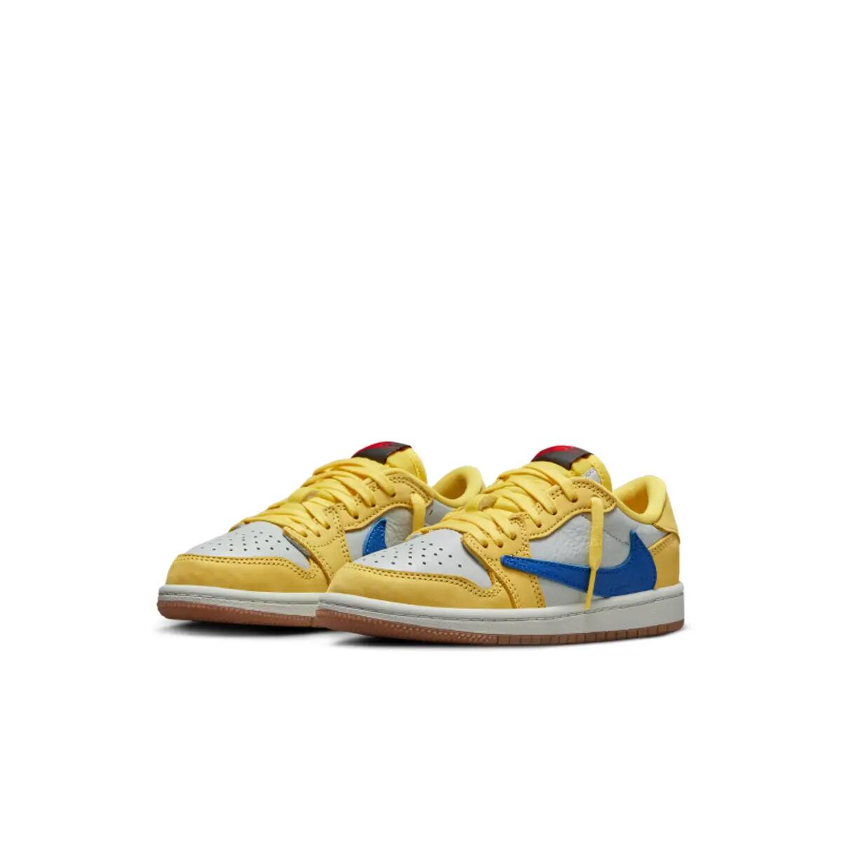 Scarpe  1 Retro Low OG SP Travis Scott Canary Enfants et Bébés 5/6