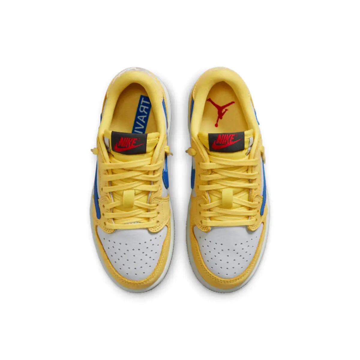Scarpe  1 Retro Low OG SP Travis Scott Canary Enfants et Bébés 4/6