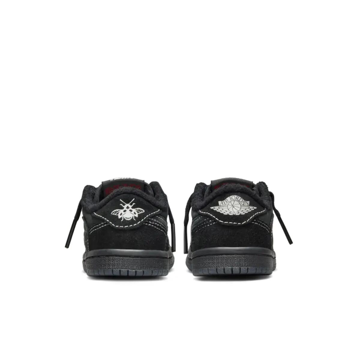 Scarpe  1 Low SP Travis Scott Black Phantom Enfant et Bébé 6/6