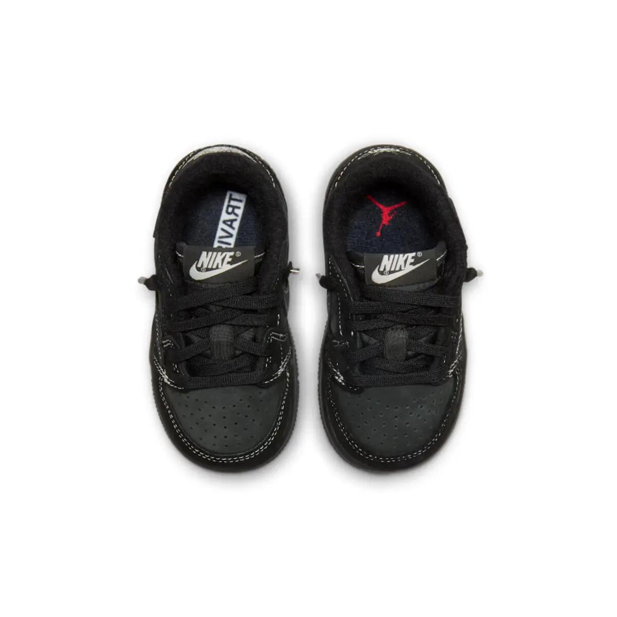 Scarpe  1 Low SP Travis Scott Black Phantom Enfant et Bébé 4/6
