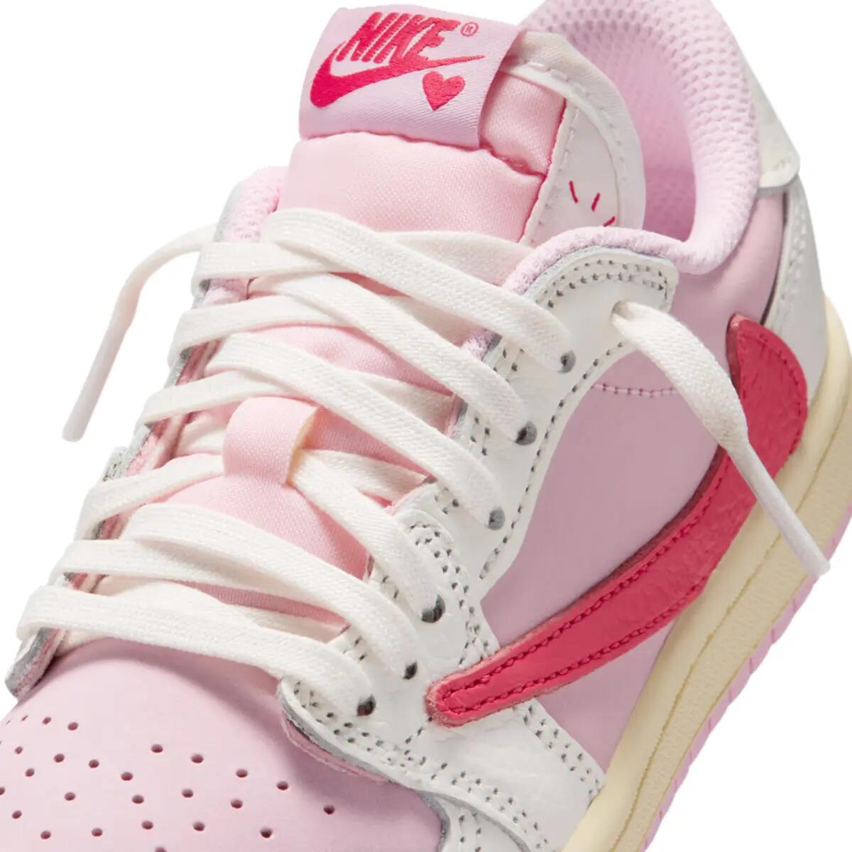 Chaussures  1 Retro Low OG SP Travis Scott Sail Tropical Pink Enfant 6/6