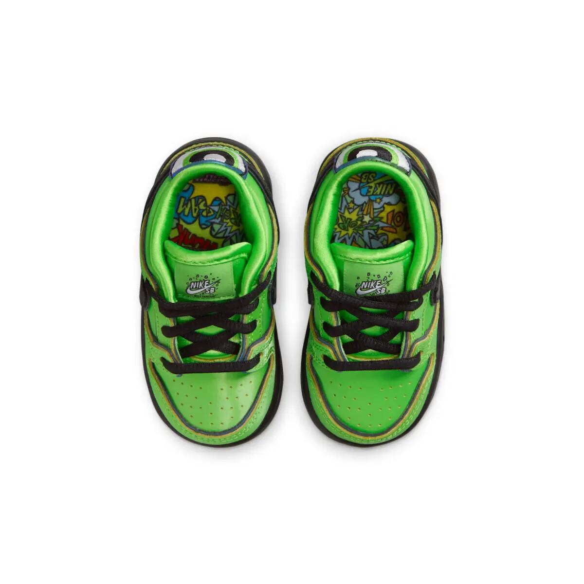 Nike SB Dunk Low The Powerpuff Girls Buttercup (TD) 5/6