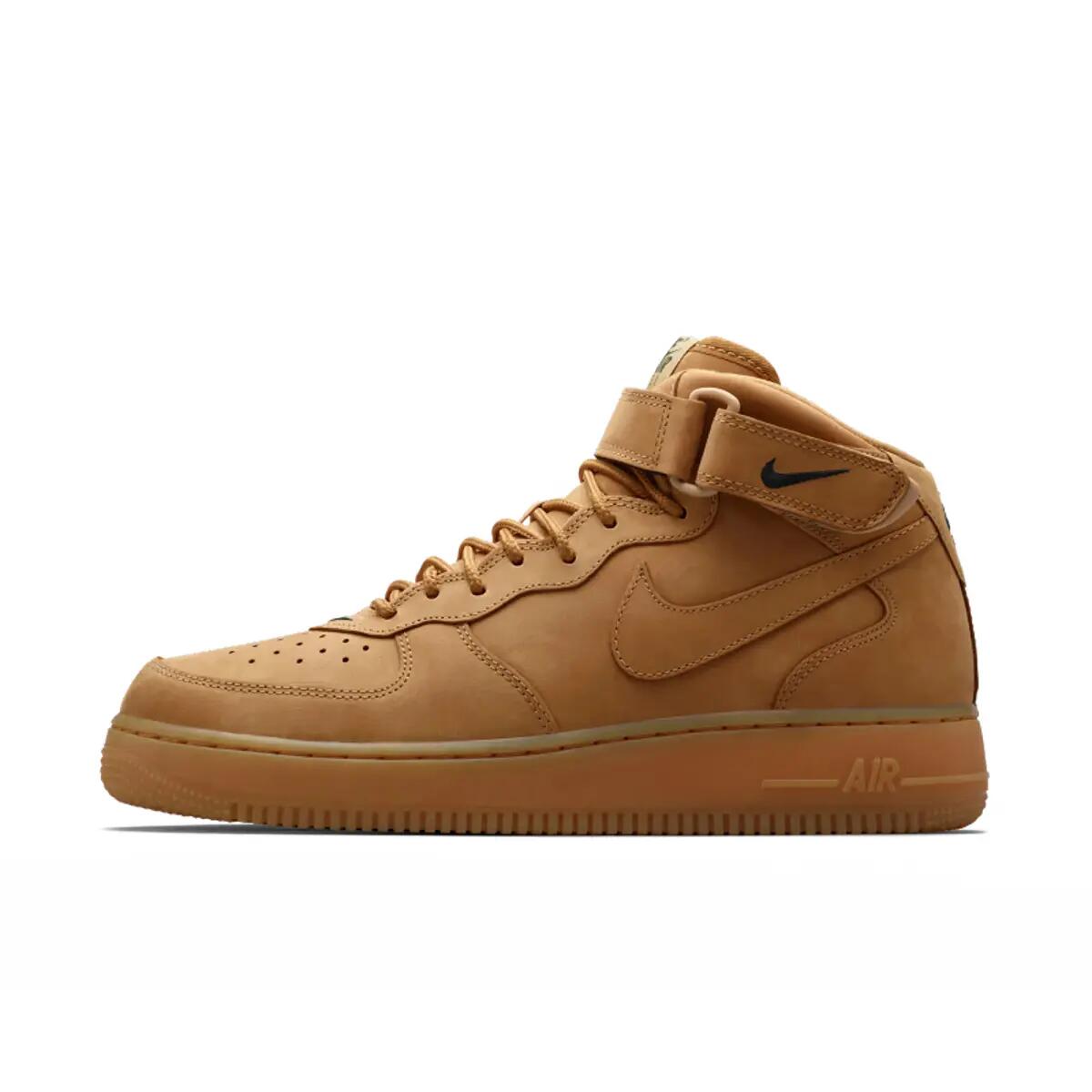 Nike Air Force 1 Mid Flax Outdoor Green 2/6
