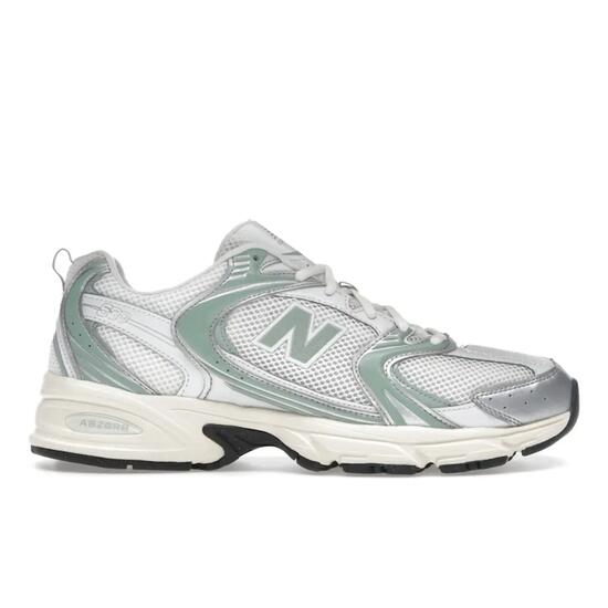New Balance 530 Silver Metallic Mosaic Green