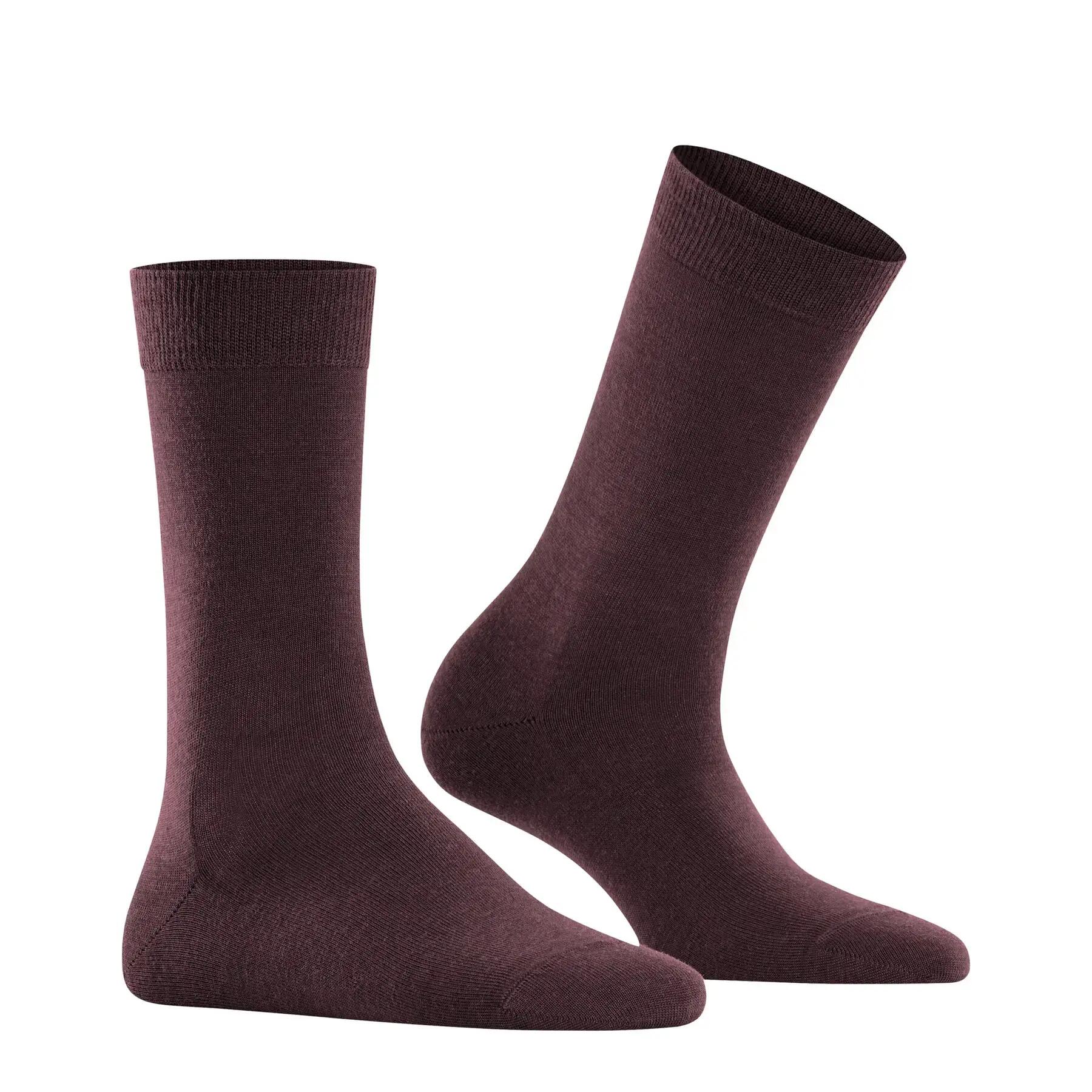 Softmerino damessokken – Bordeaux – 37-38 3/6