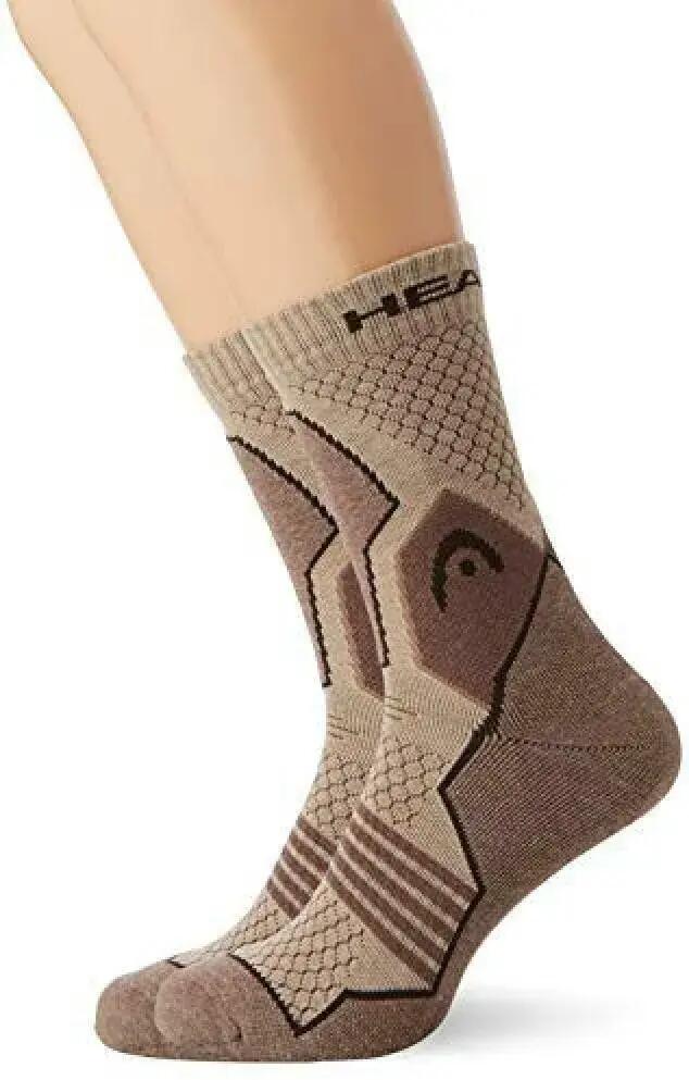 Head Hiking Crew 2p Meias Melange Marrom Claro 43-46 2/2