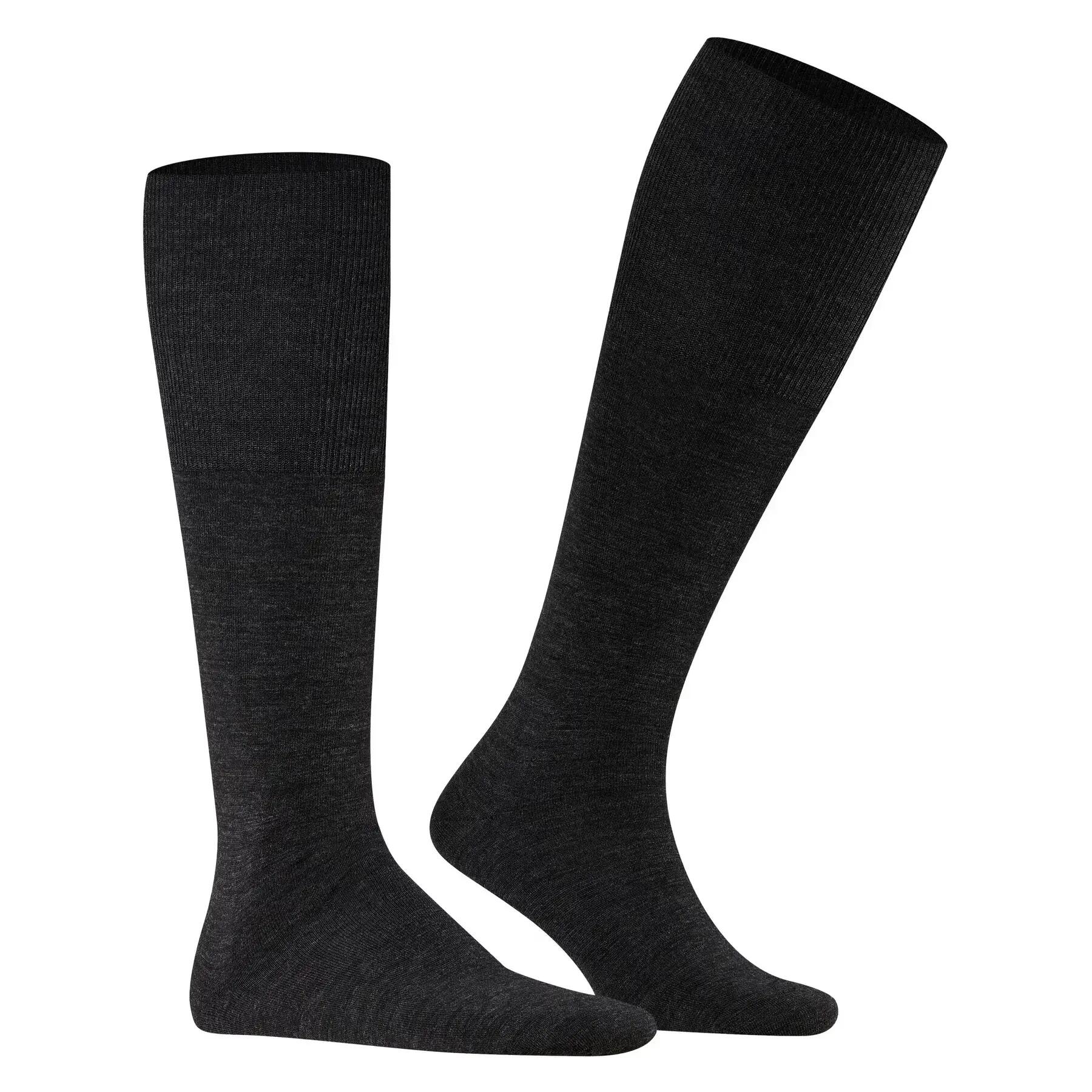 Airport heren kniekousen – Anthracite melee – 49-50 3/10