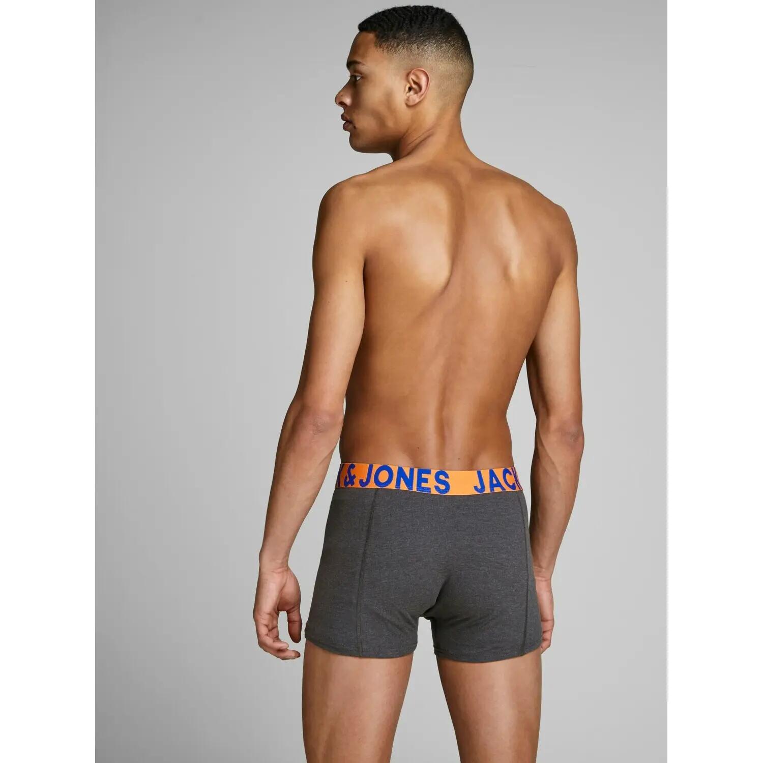 Bokserki Jack & Jones Jaccrazy solide (x3) 4/7