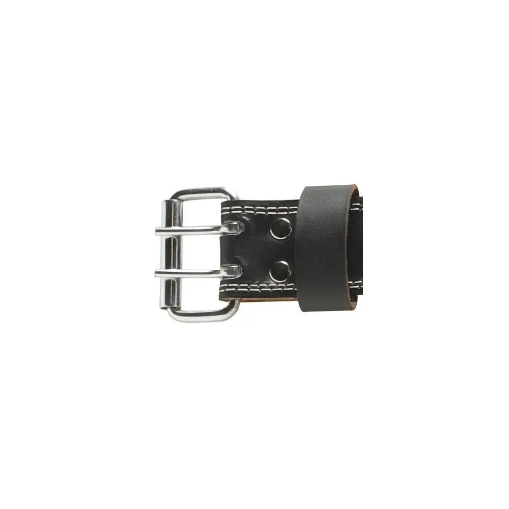 Cintura da sollevamento pesi Harbinger in pelle 15 cm imbottita nera 3/6