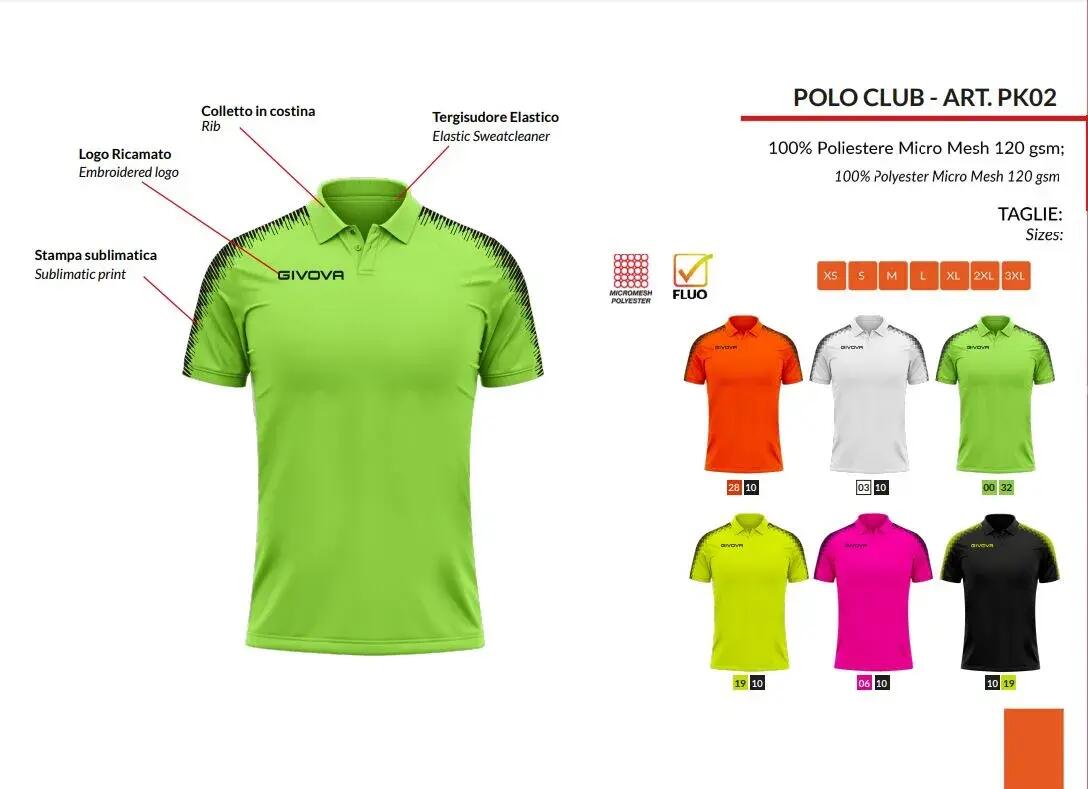 Polo Givova Club 4/4