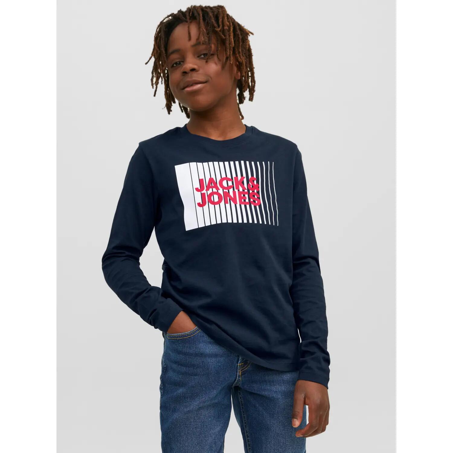 T-shirt manches longues col rond enfant Jack & Jones Corp Logo Play 7/7
