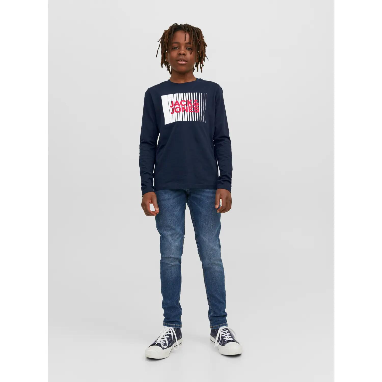T-shirt manches longues col rond enfant Jack & Jones Corp Logo Play 3/7