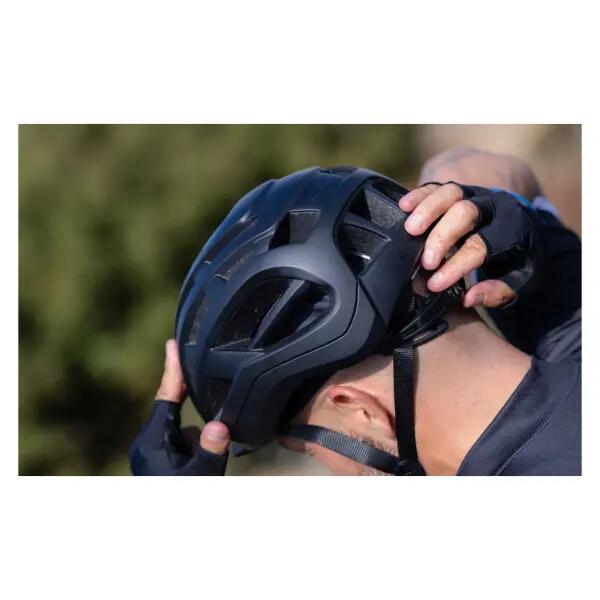 Erwachsene MTB Fahrradhelm Schwarz Deiro 5/8