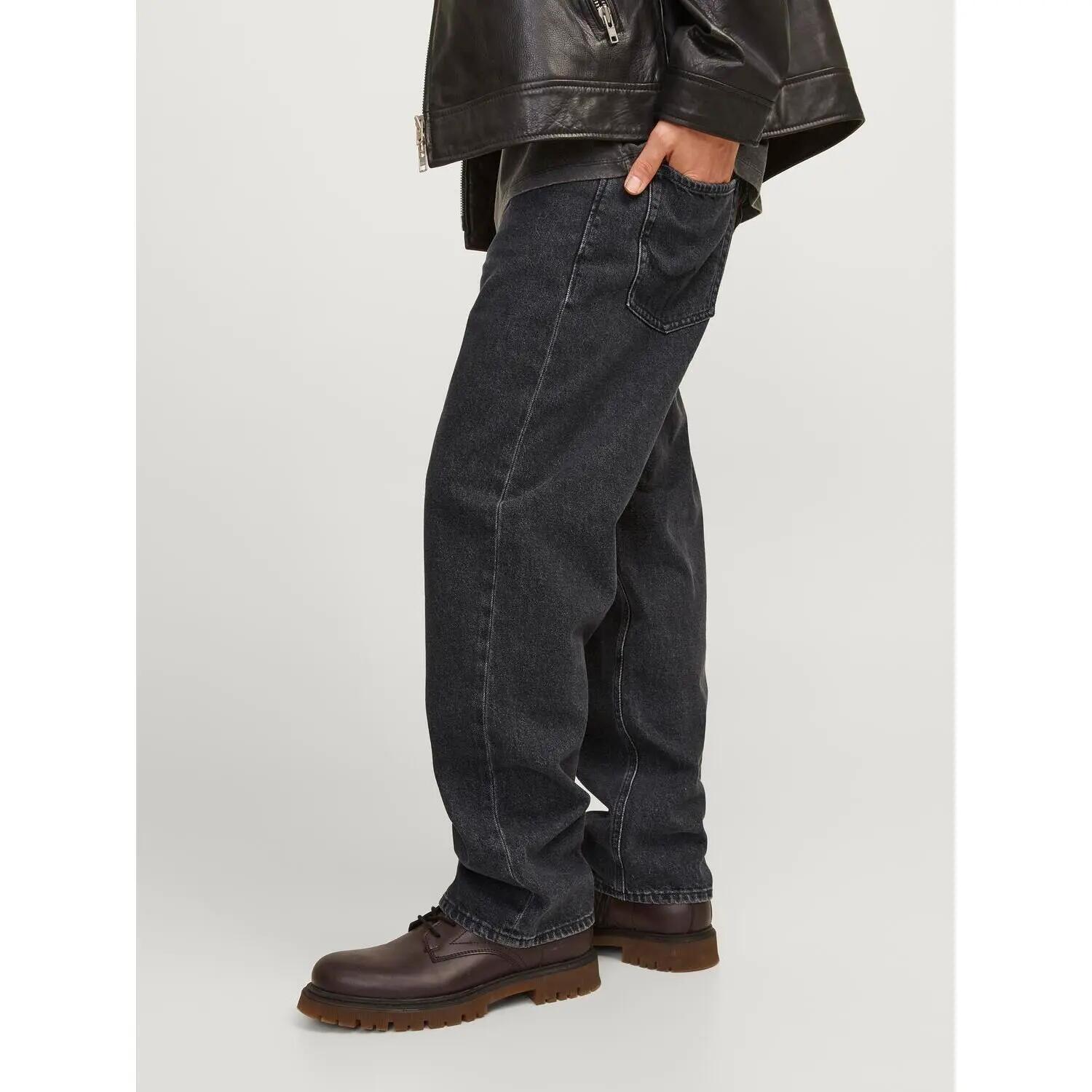 Jeans - Hombre - Loose fit, tiro alto - JJIEDDIE - Negro 6/7