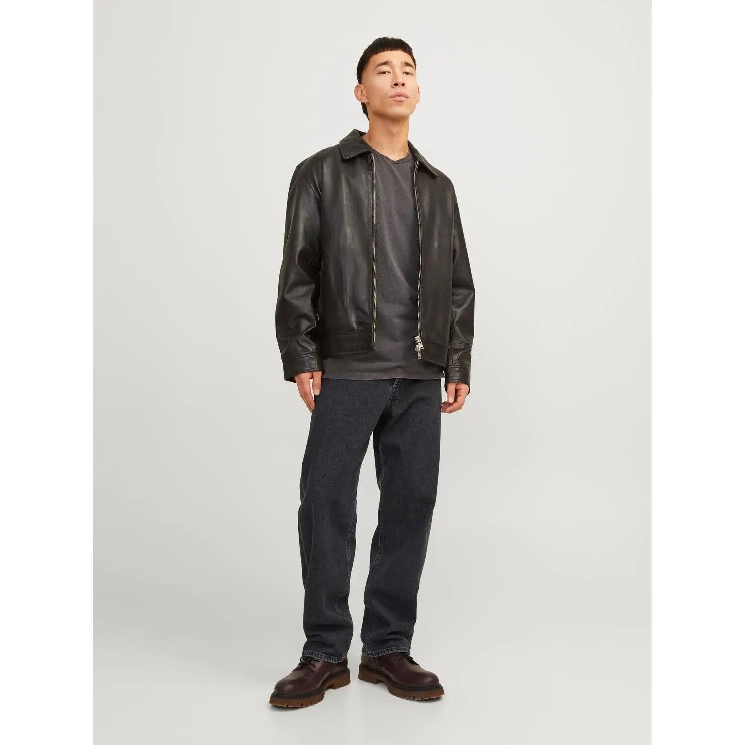 Jeans - Hombre - Loose fit, tiro alto - JJIEDDIE - Negro 3/7