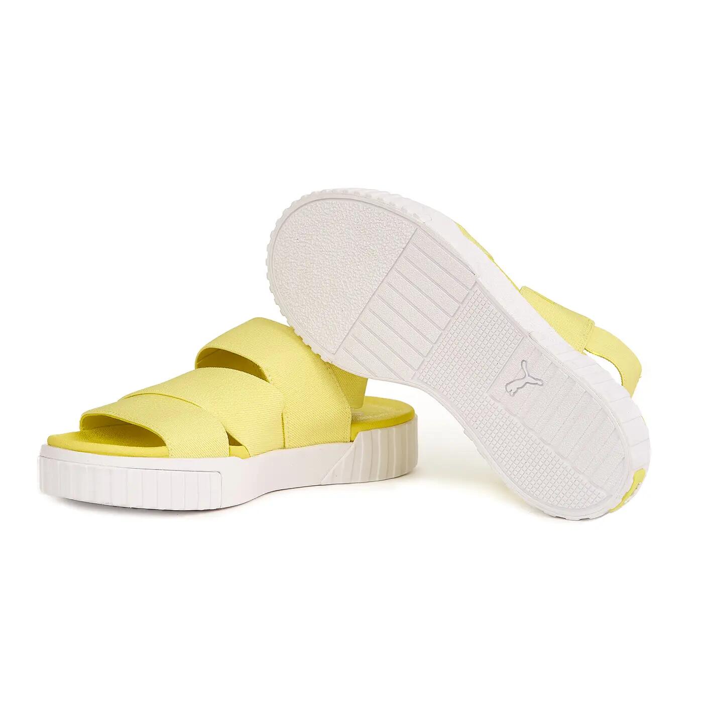 Puma Cali Sandales Jaune Fluo 6/6