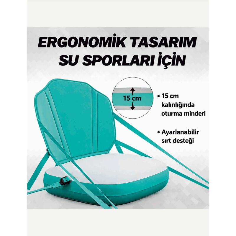Şişme SUP Koltuğu – Paddle Board Koltuğu, Ayarlanabilir Sırt Destekli