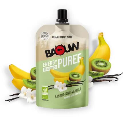 Pack 5 BAOUW Bio-Bananen-Kiwi-Vanille-Püree 90 g
