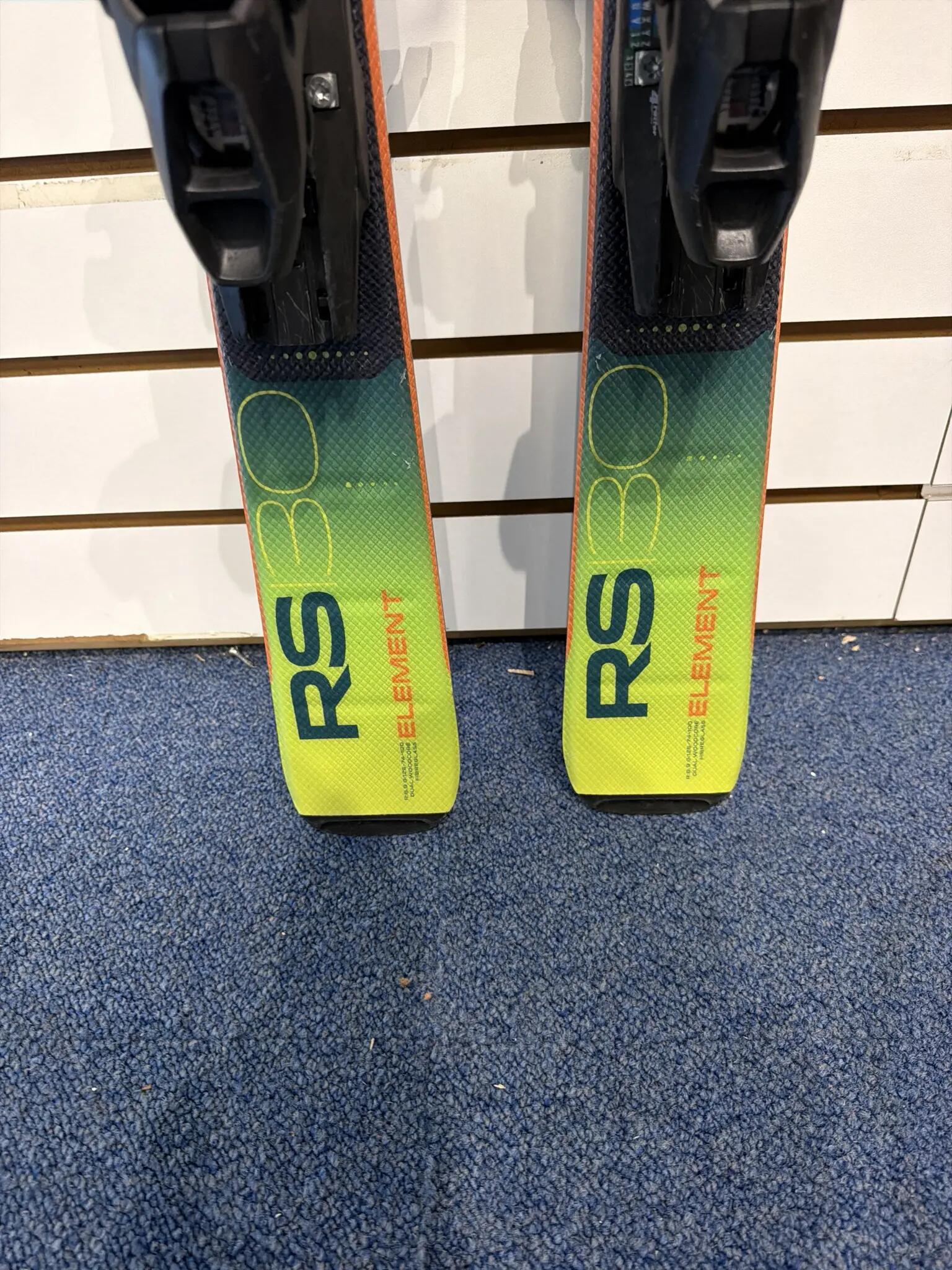 Reconditionné - Ski Elan RS Element 80 – Junior Race Carving Ski + Bindingen-130 3/6