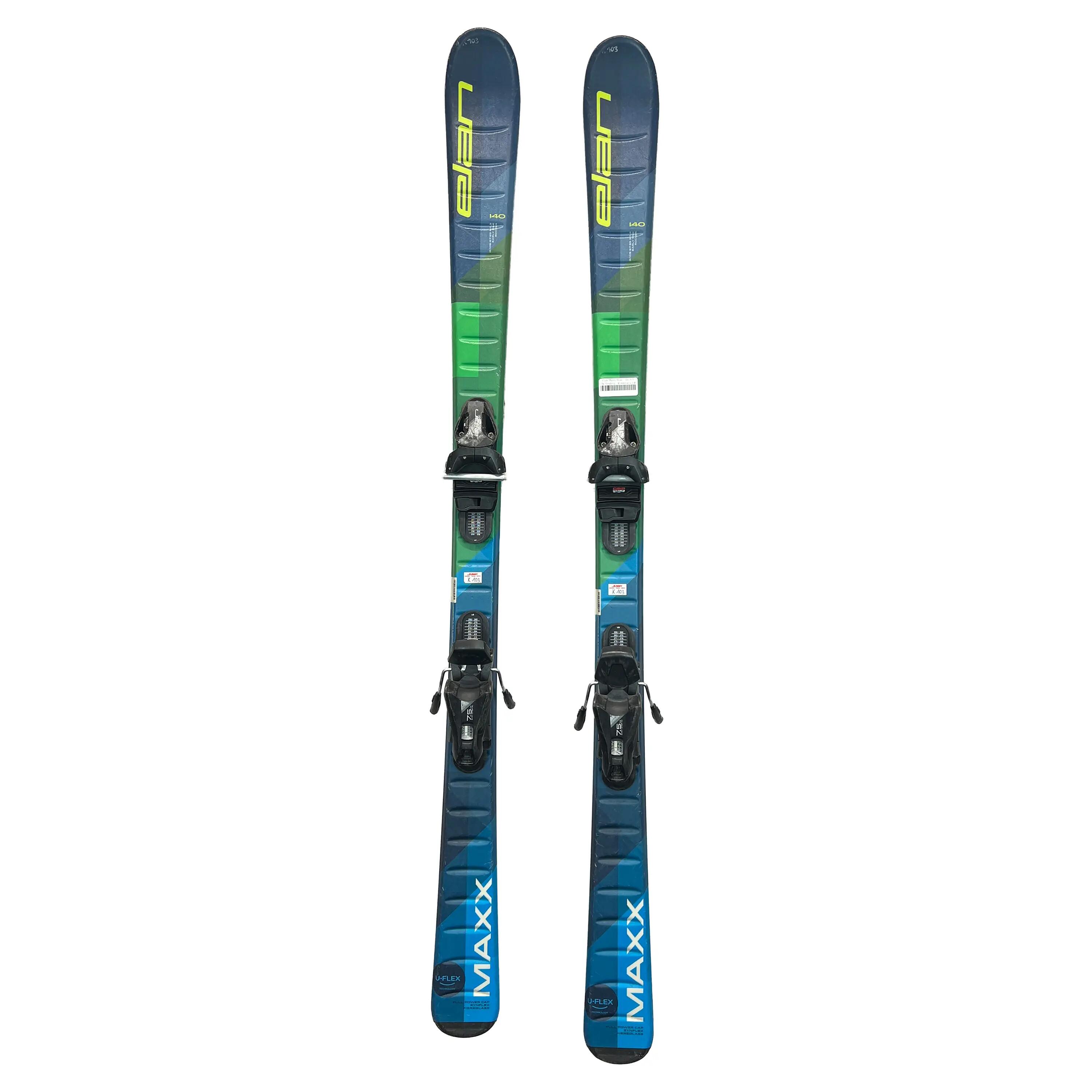 Reconditionné - Ski Elan Maxx Blue + EL 4.5 GW Binding - Kinderskis-140 4/6