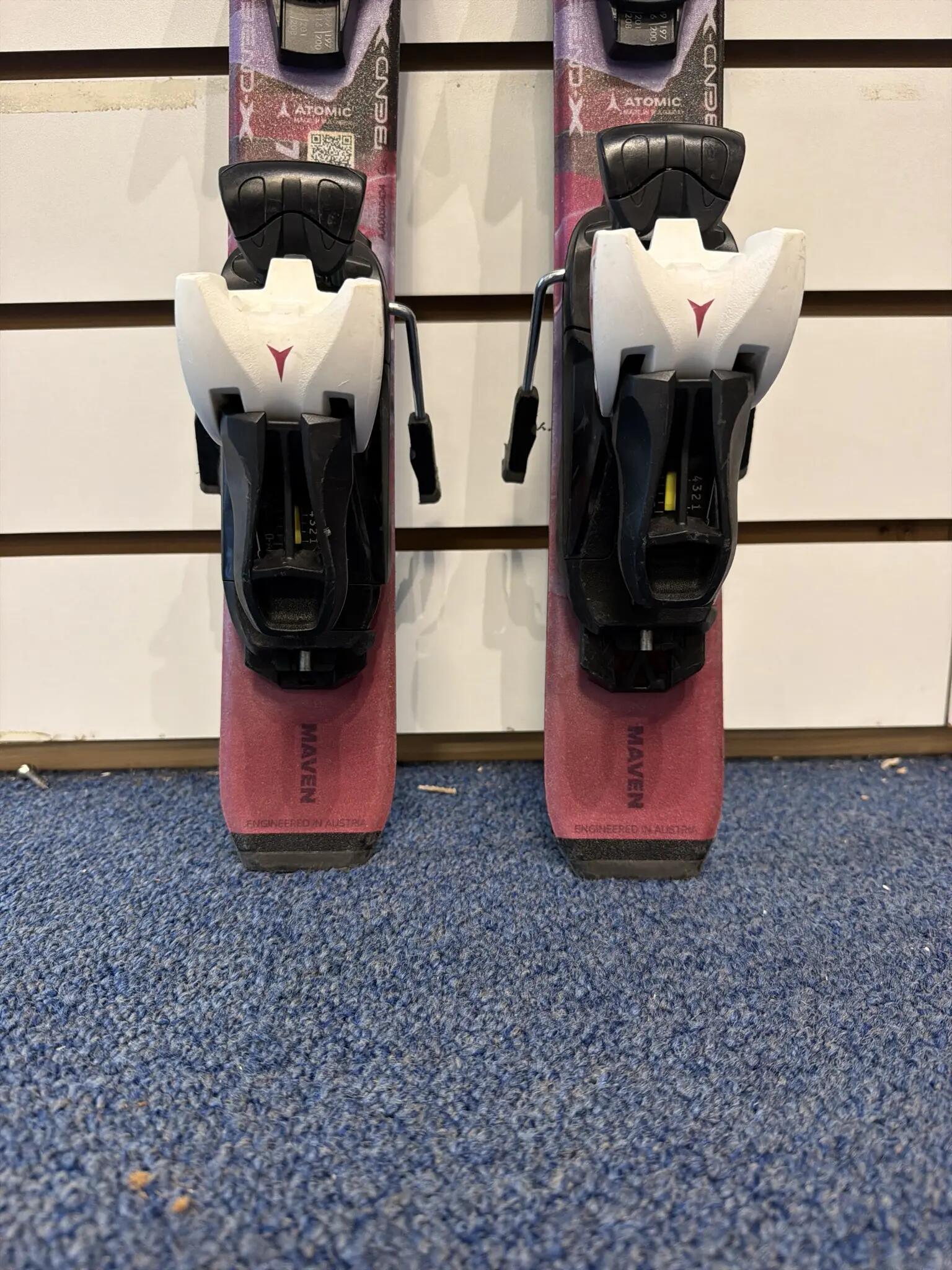 Reconditionné - Ski Atomic Maven Girl + C5 GW Bindingen - Kinderskis - 70 3/6