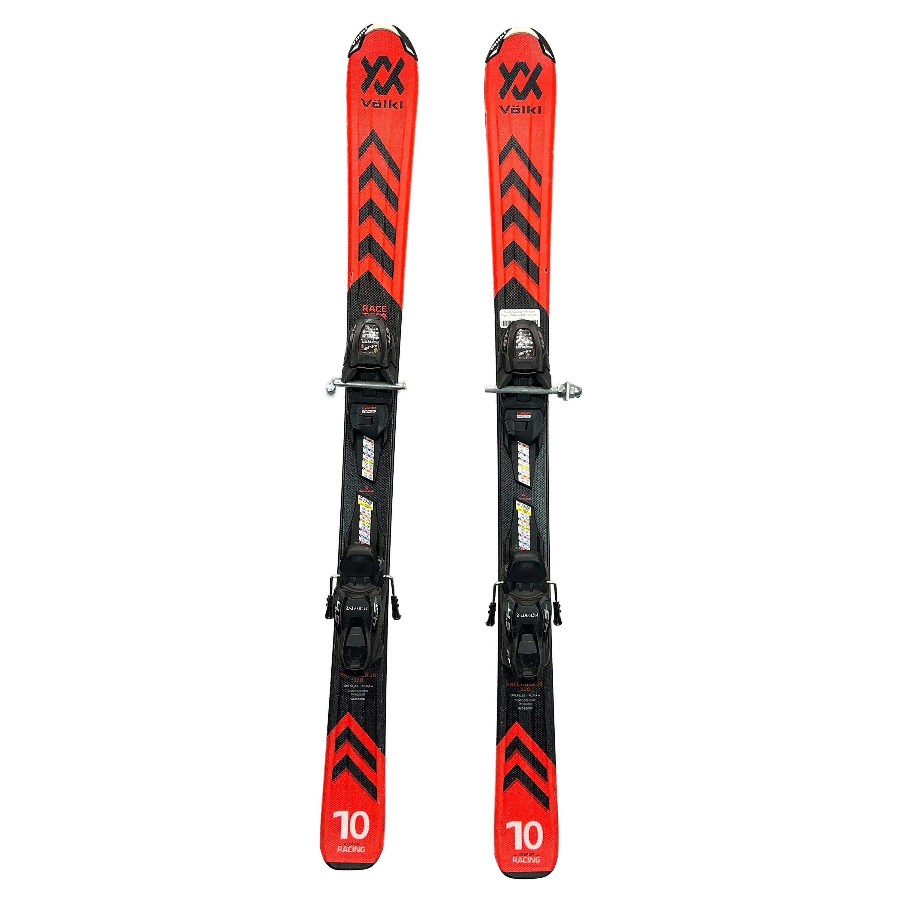 Tweedehands - Ski's Völkl Racetiger JR Race Tiger + Marker FDT 10 GW-110 4/6