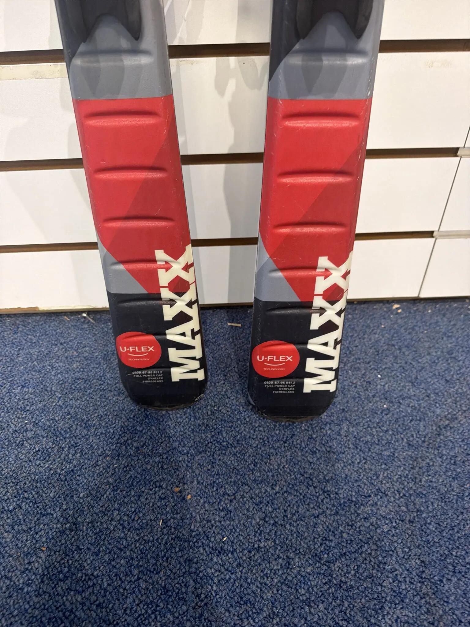 Tweedehands - Ski's Elan Maxx Red Junior Ski + EL 7.5 GW Binding-130 3/6