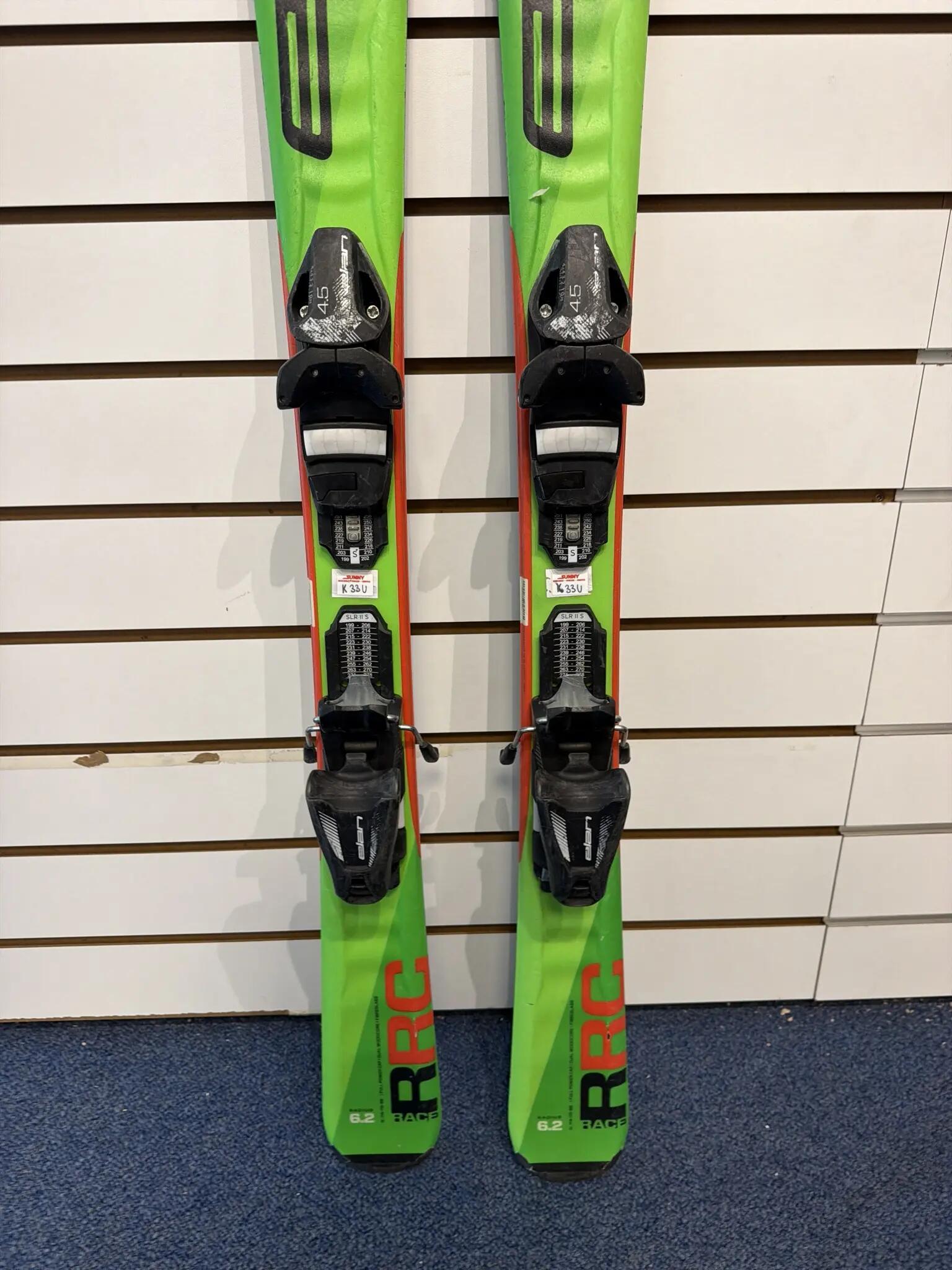 Tweedehands - Ski's Elan RC Race + EL 4.5 Kinderskis-120 2/6