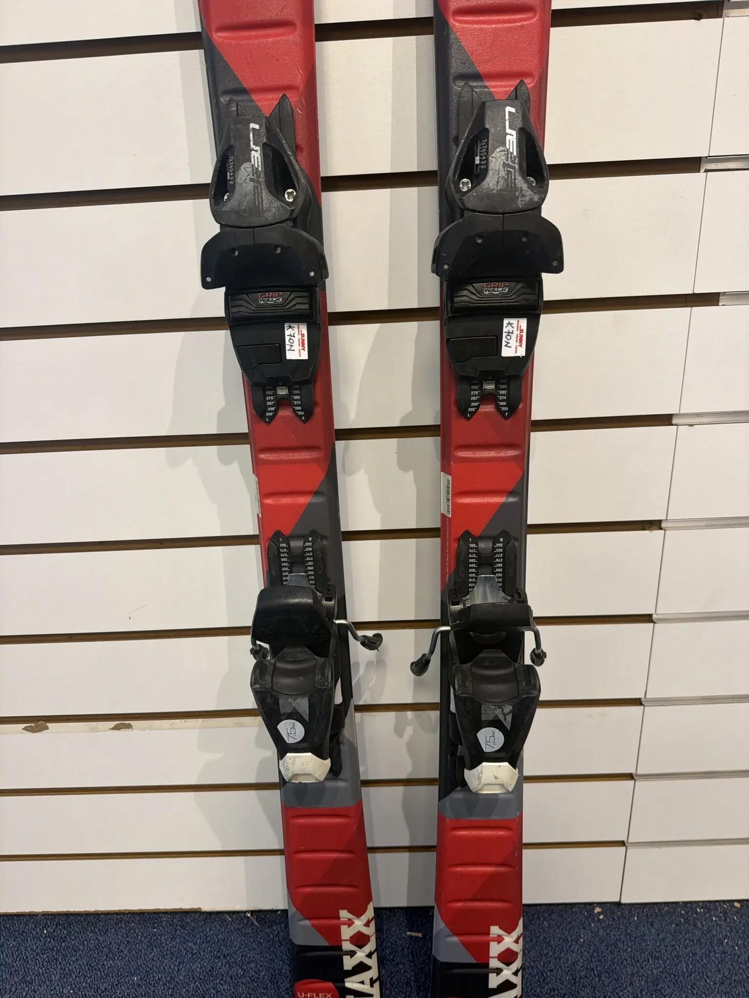 Tweedehands - Ski's Elan Maxx Red Junior Ski + EL 7.5 GW Binding-130 2/6