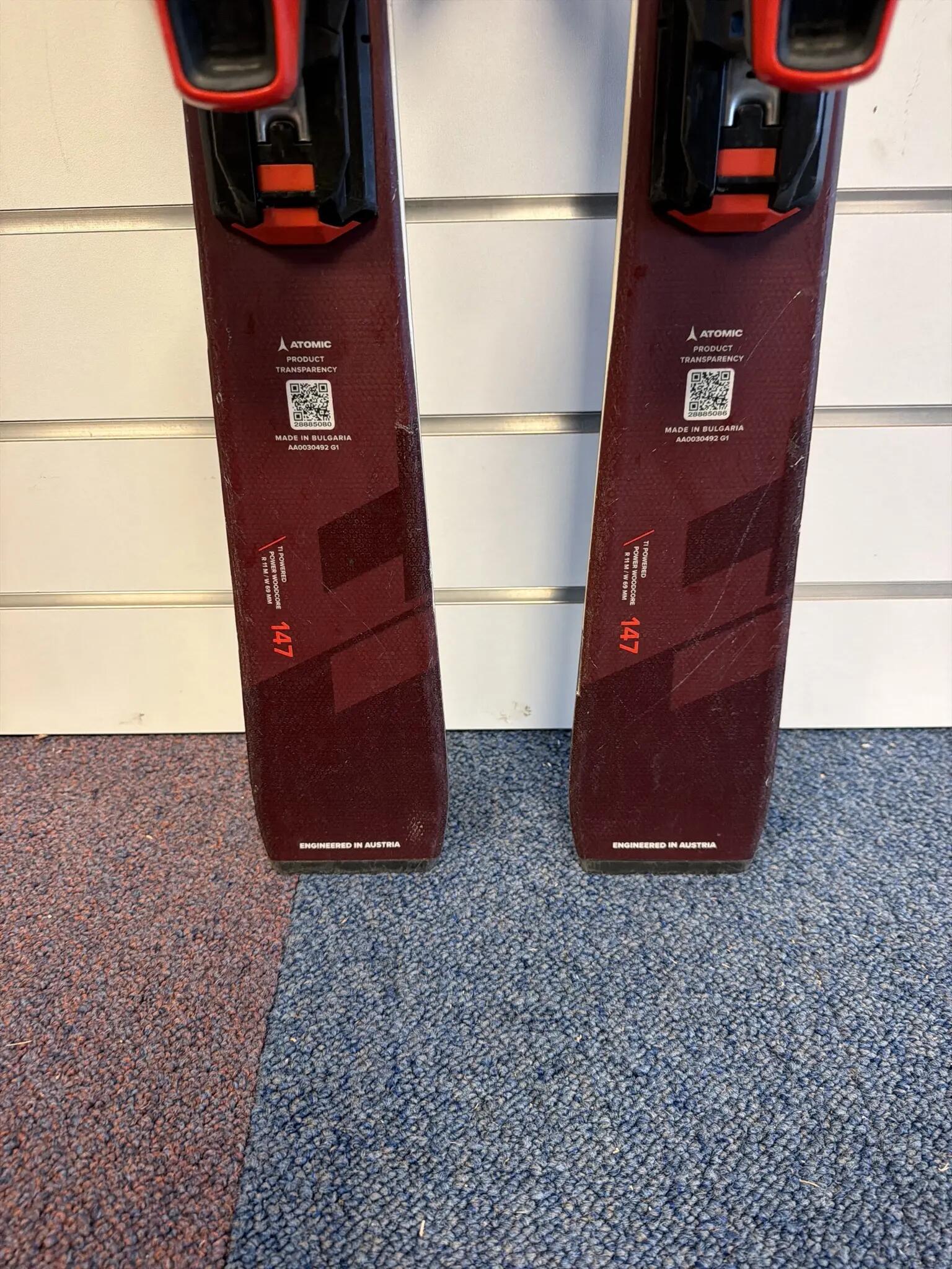 Reconditionné - Ski Atomic Redster TI + X 12 GW - Carving Piste Ski-Used-154 3/6