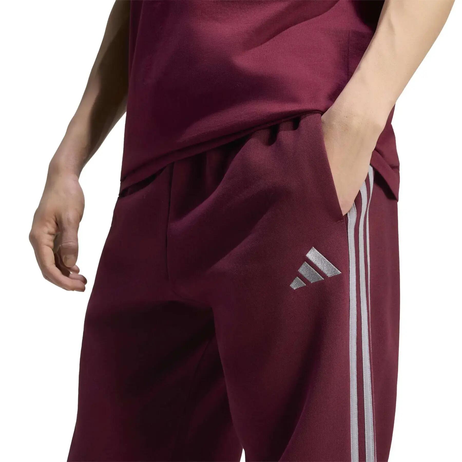 Tapered Jogginghose adidas Essentials 3-Stripes Fleece Cuffed 5/6