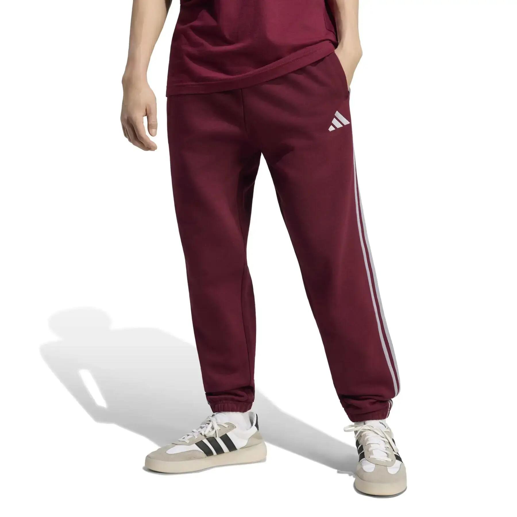 Tapered Jogginghose adidas Essentials 3-Stripes Fleece Cuffed 2/6