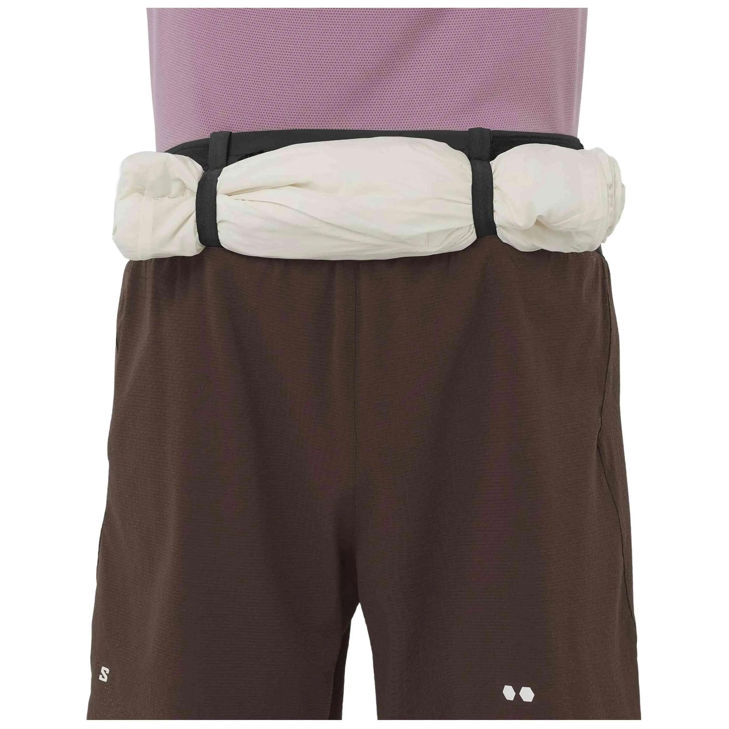 Kurze hose Salomon Modell Agile 2 en 1 Short "Café" für männer 5/5