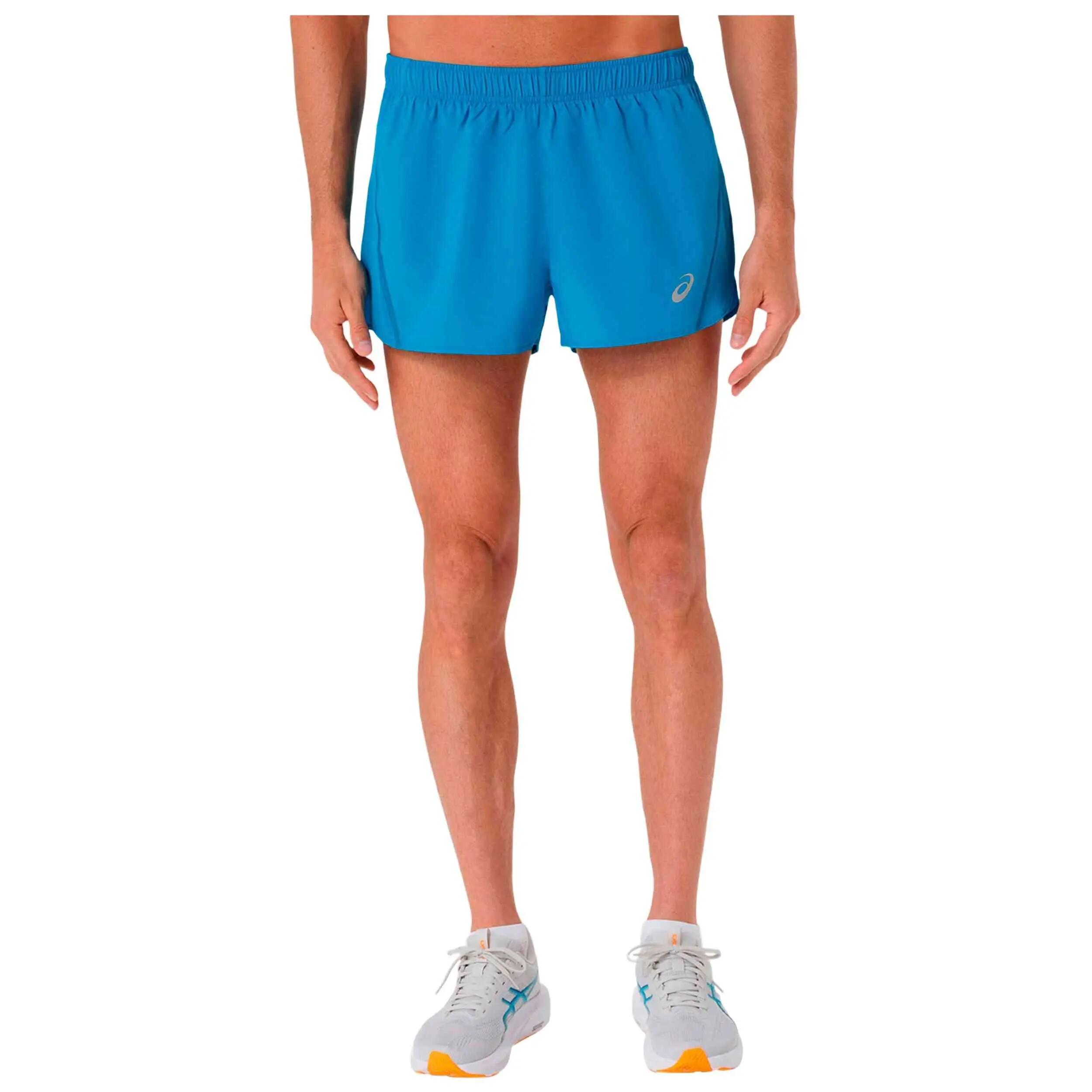 Short Asics modèle Pantalón corto ASICS Core Split azul vivo pour unisexe 1/5