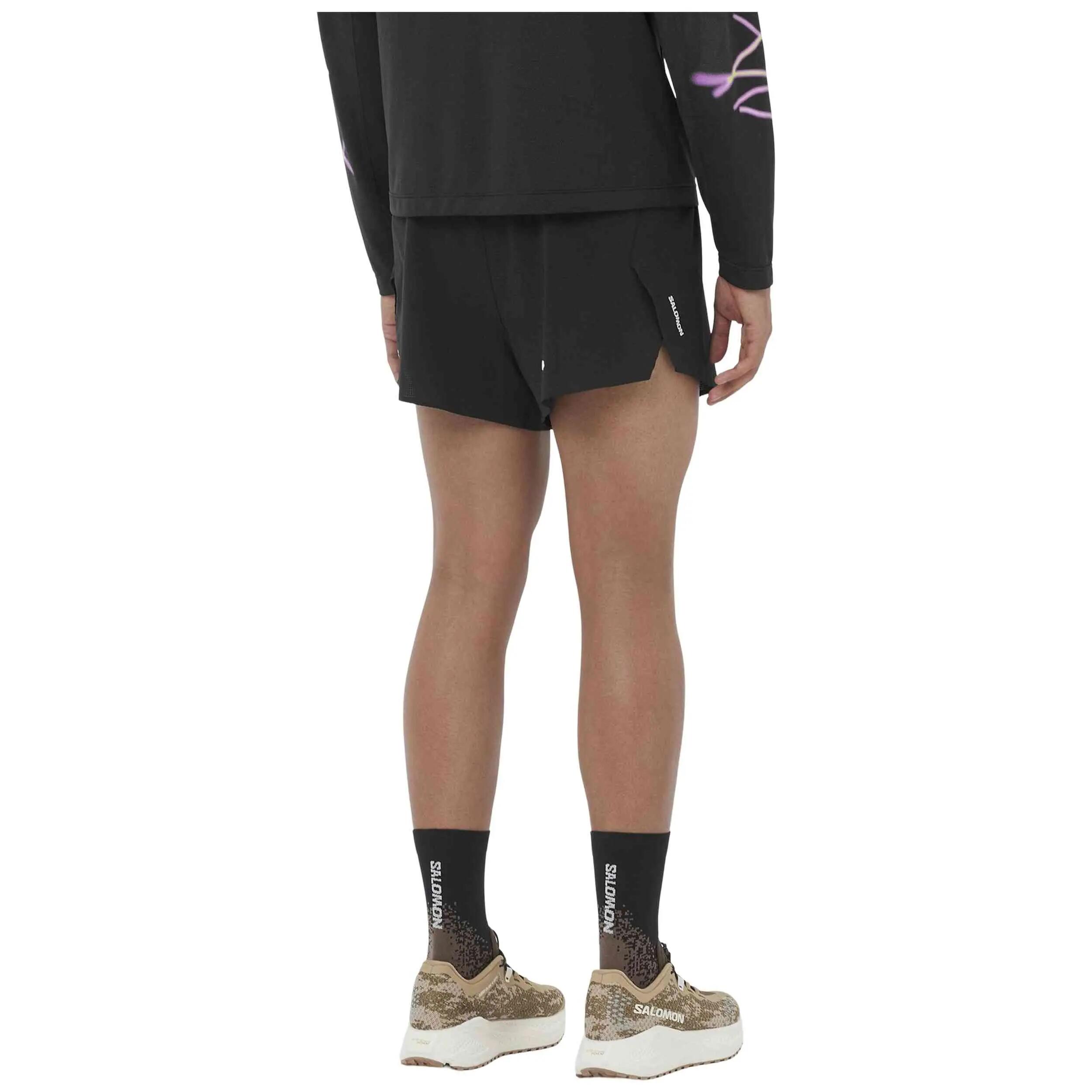 Pantaloncini Salomon modello Sense Aero Split 3 per donne 3/5