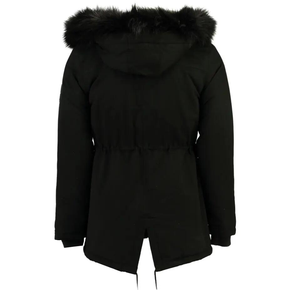 Veste de montagne - Femme - Imperméable, avec capuche - Noir 3/3