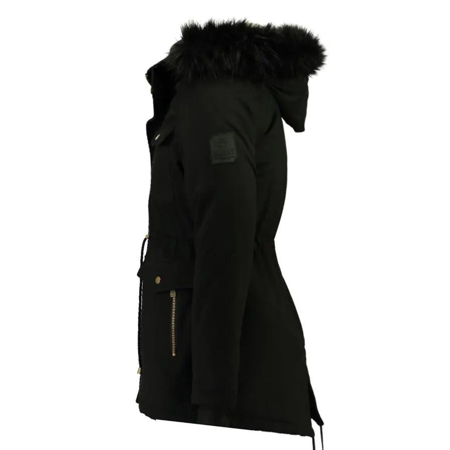 Veste de montagne - Femme - Imperméable, avec capuche - Noir 2/3