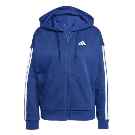 Veste de survêtement à capuche zippé femme adidas Essentials 3-Stripes