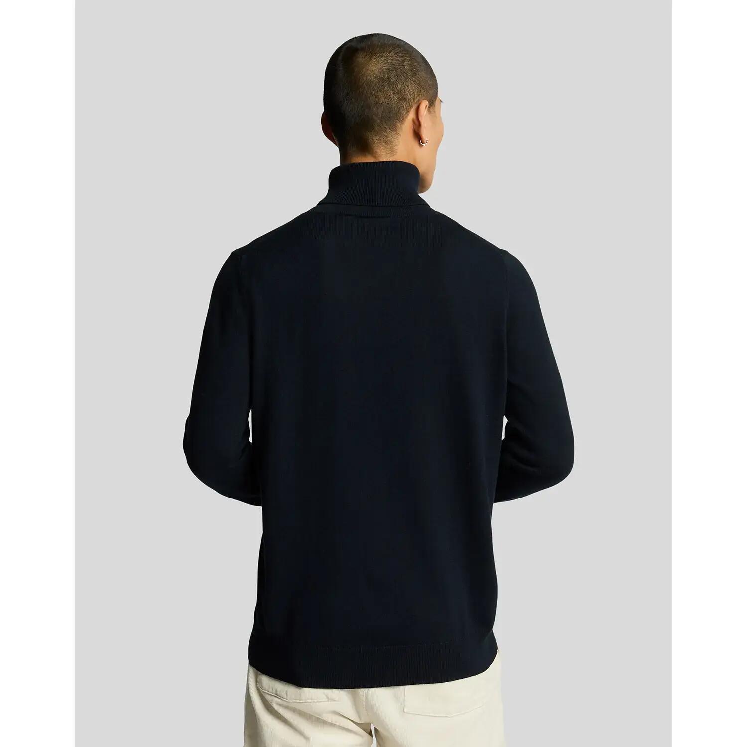 Pull col roulé en coton et laine mérinos Lyle & Scott 5/6
