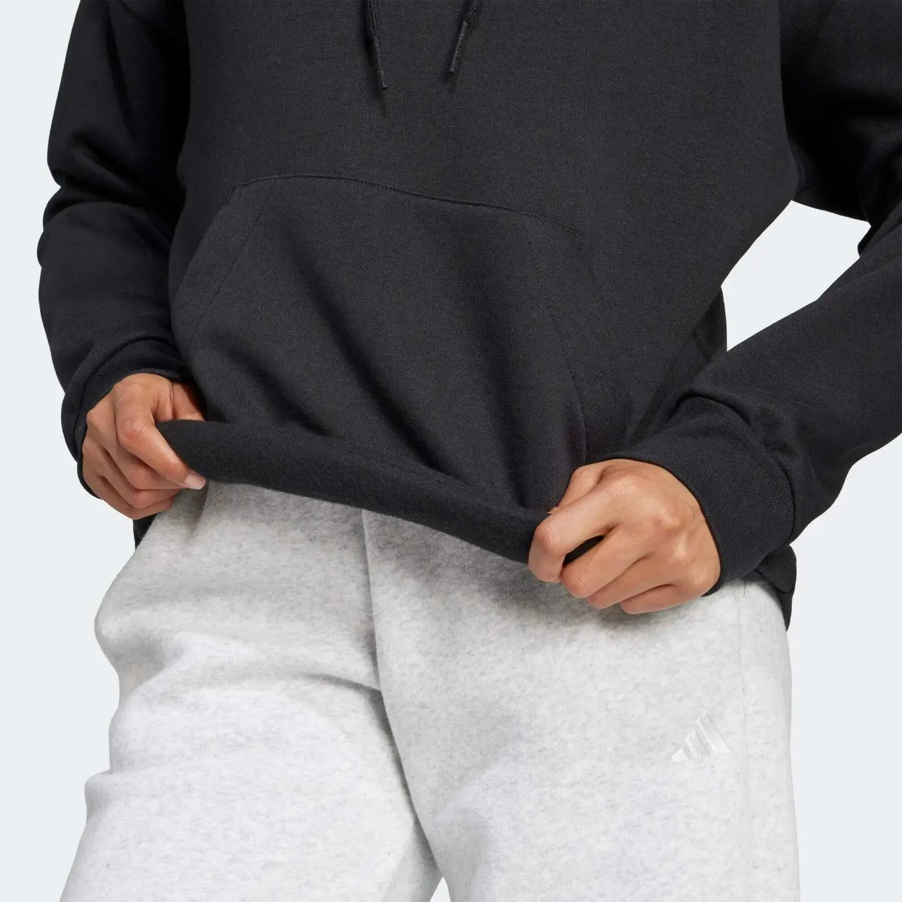 Hoodie Damen adidas Essentials Linear Fleece 5/6